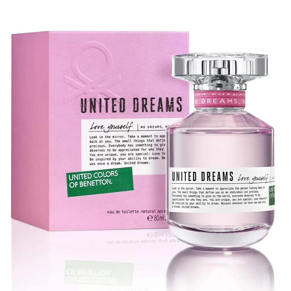 Benetton Love Yourself Rosado EDT para mujer 80 ml - Aromática CR