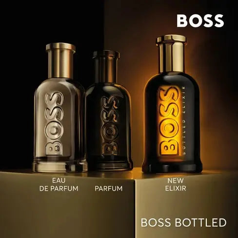 Boss Bottled Elixir para Hombre - Aromática CR