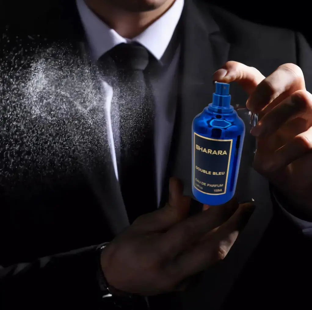 Bharara Double Bleu EDP para hombre 100 ml - Aromática CR