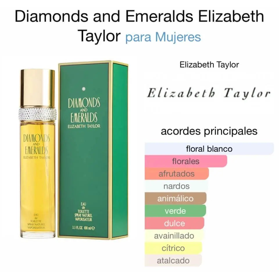 Diamonds and Emeralds EDT para mujer 100 ml - Aromática CR