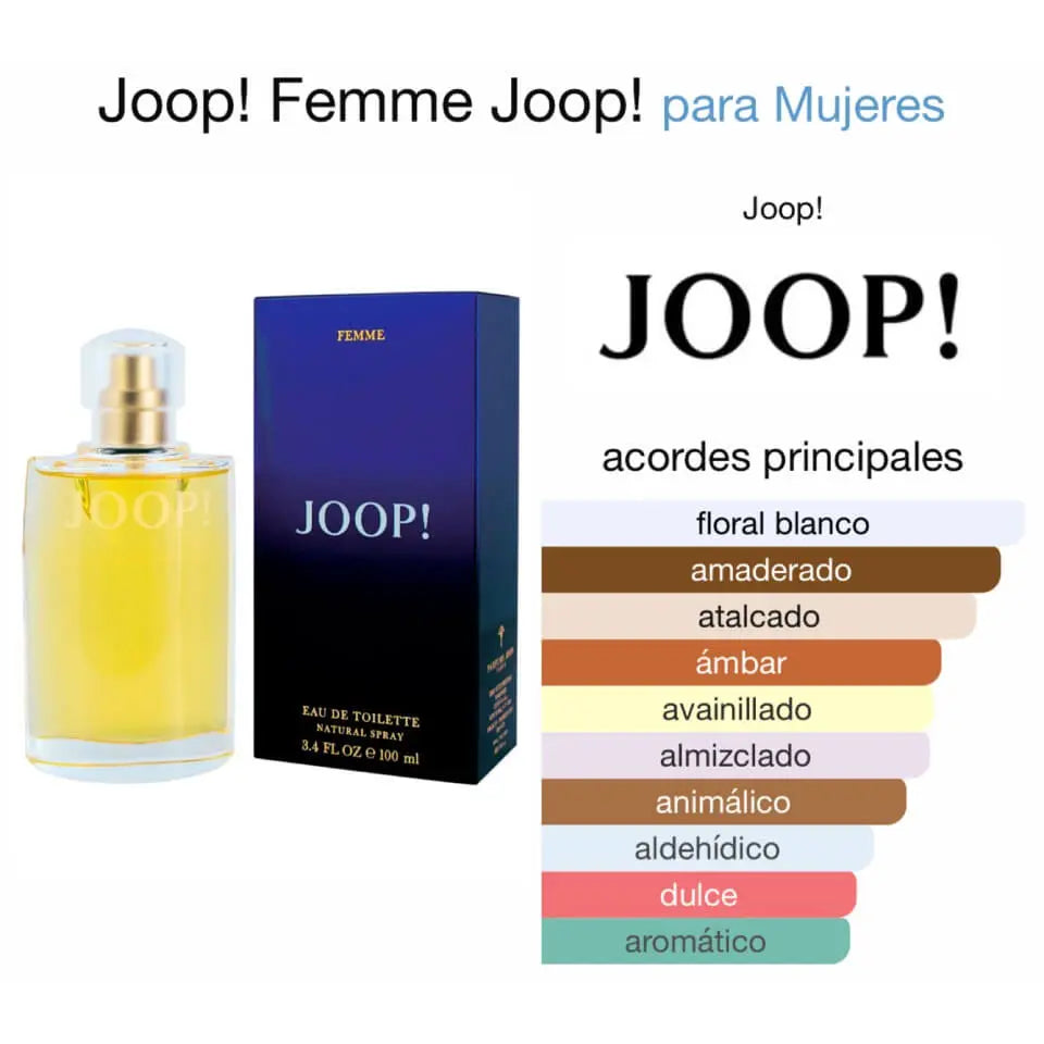 Joop Femme EDT para mujer 100 ml - Aromática CR