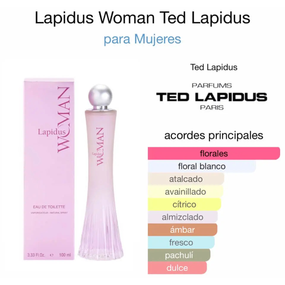 Lapidus Woman EDT para mujer - Aromática CR