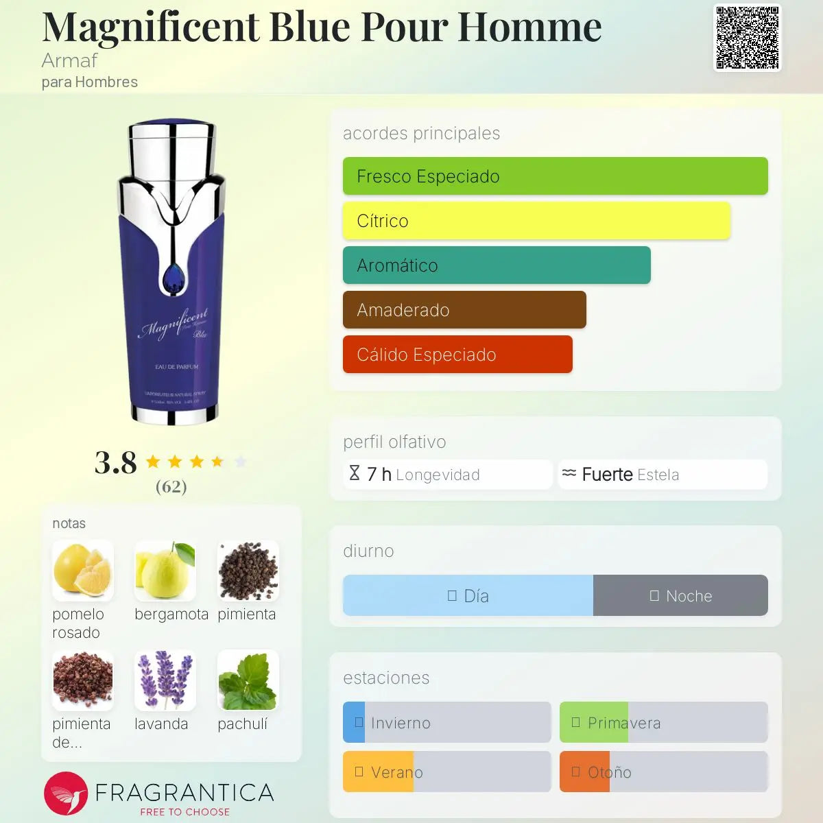 Magnificent Blue Pour Homme - Aromática CR