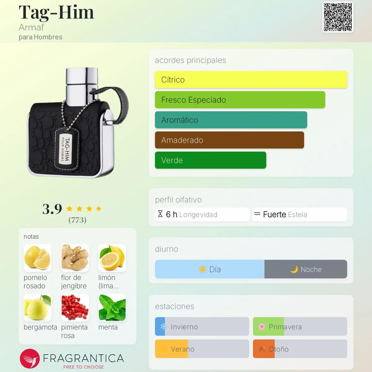 Tag-Him hombre - Aromática CR