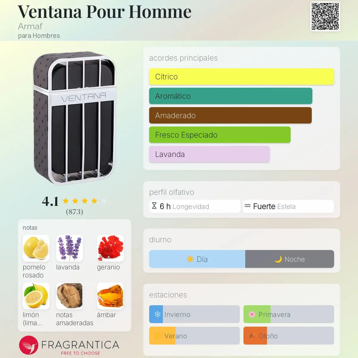 Ventana Pour Homme - Aromática CR
