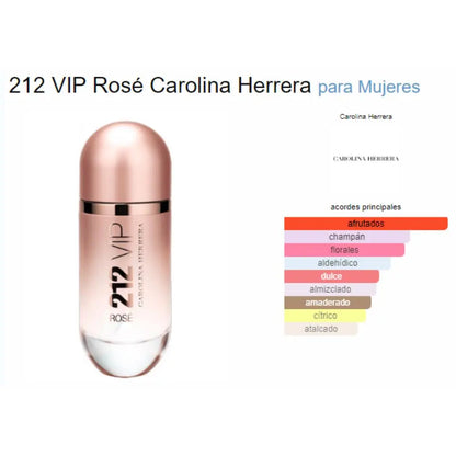 212 VIP Rosé EDP para mujer 80 ml - Aromática CR