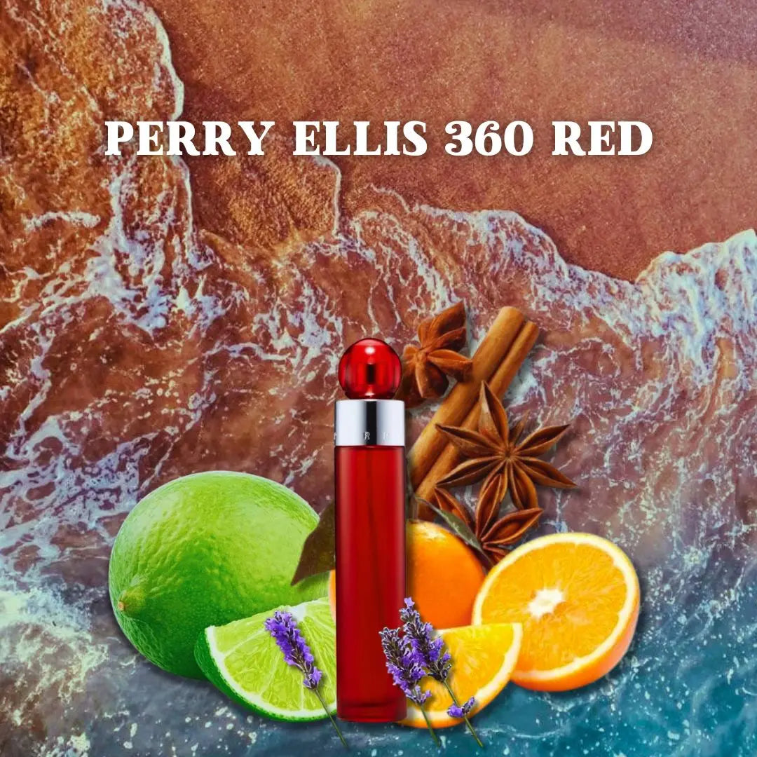 360° Red for Men Perry Ellis EDT para hombre - Aromática CR