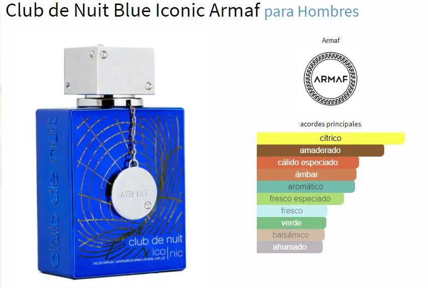 ARMAF Club de Nuit Blue Iconic hombre EDP 105 ml - Aromática CR