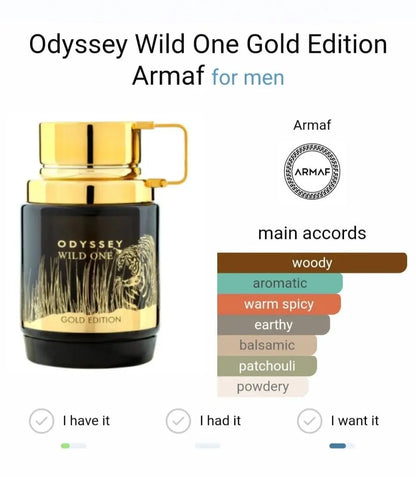 ARMAF Odyssey Wild One hombre EDP 100 ml - Aromática CR