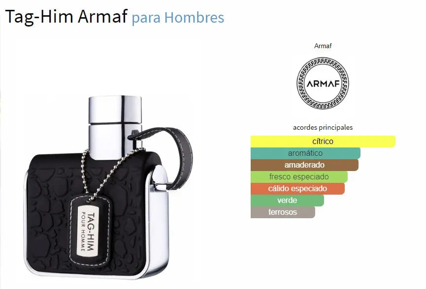 ARMAF Tag Him hombre EDP 100 ml - Aromática CR