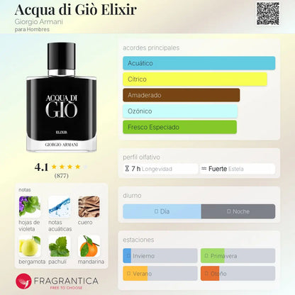 Acqua di Gio Elixir - Aromática CR