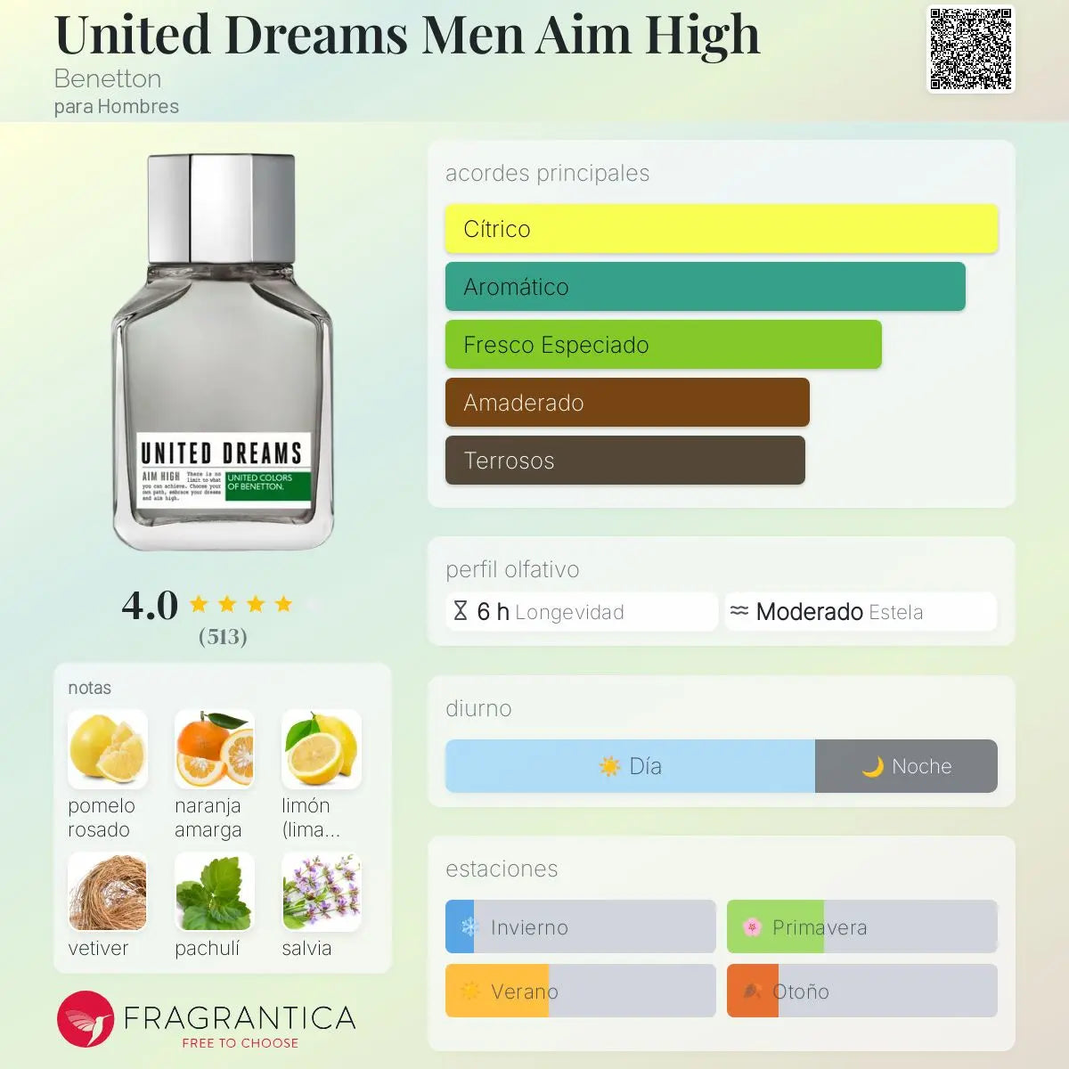 Aim High Men Gris - Aromática CR