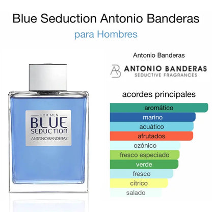 Antonio Banderas Blue Seduction EDT para hombre - Aromática CR