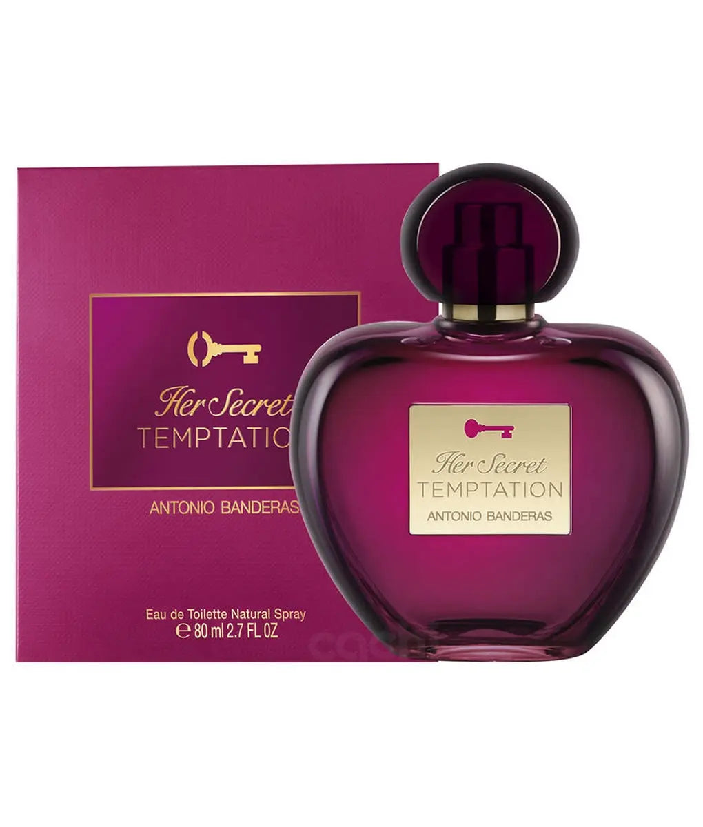 Antonio Banderas Her Secret Temptation EDT para mujer 80 ml - Aromática CR