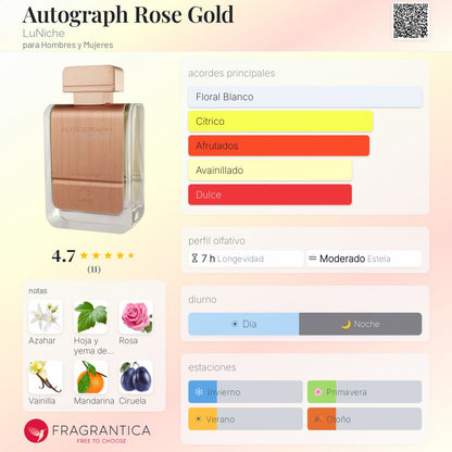 Autograph Rose Gold - Aromática CR