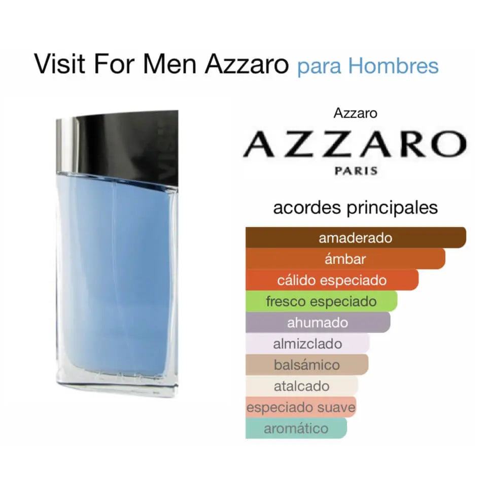 Azzaro Visit for Men EDT para hombre 100 ml - Aromática CR