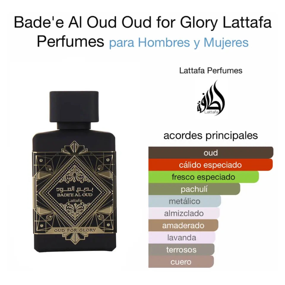 Bade'e Al Oud For Glory EDP unisex 100 ml - Aromática CR