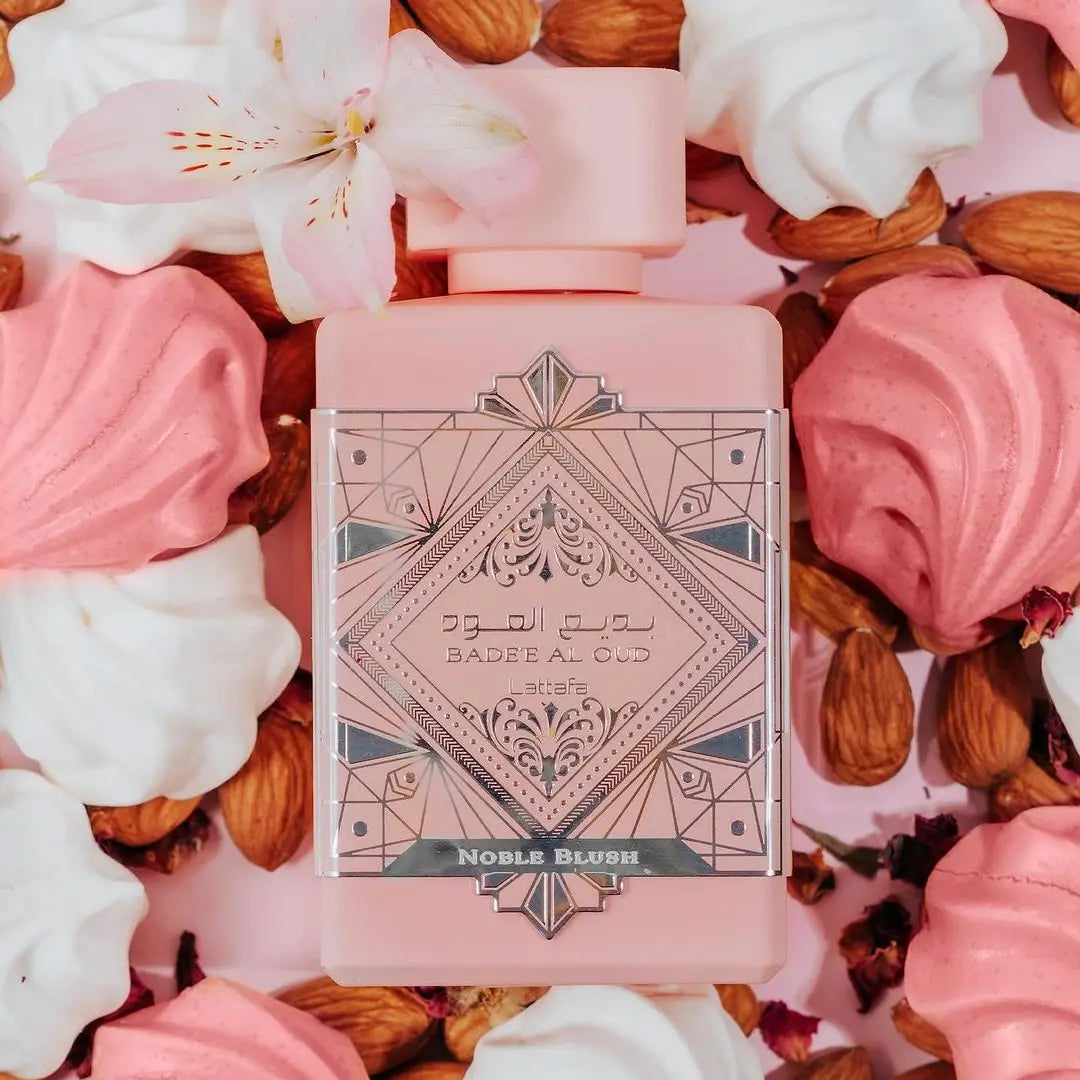 Lattafa Bade'e Al Oud Noble Blush EDP para mujer – Aromática CR