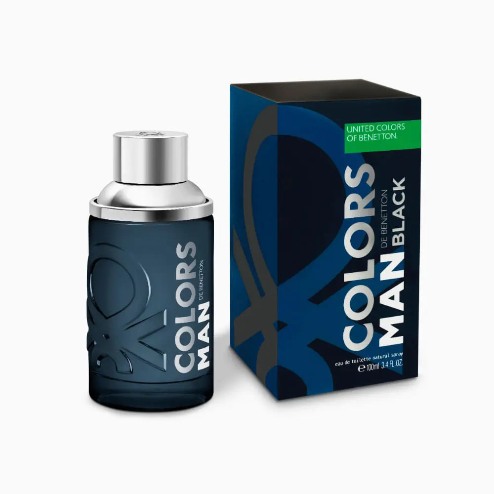 Benetton Colors Man Black EDT para hombre 100 ml - Aromática CR