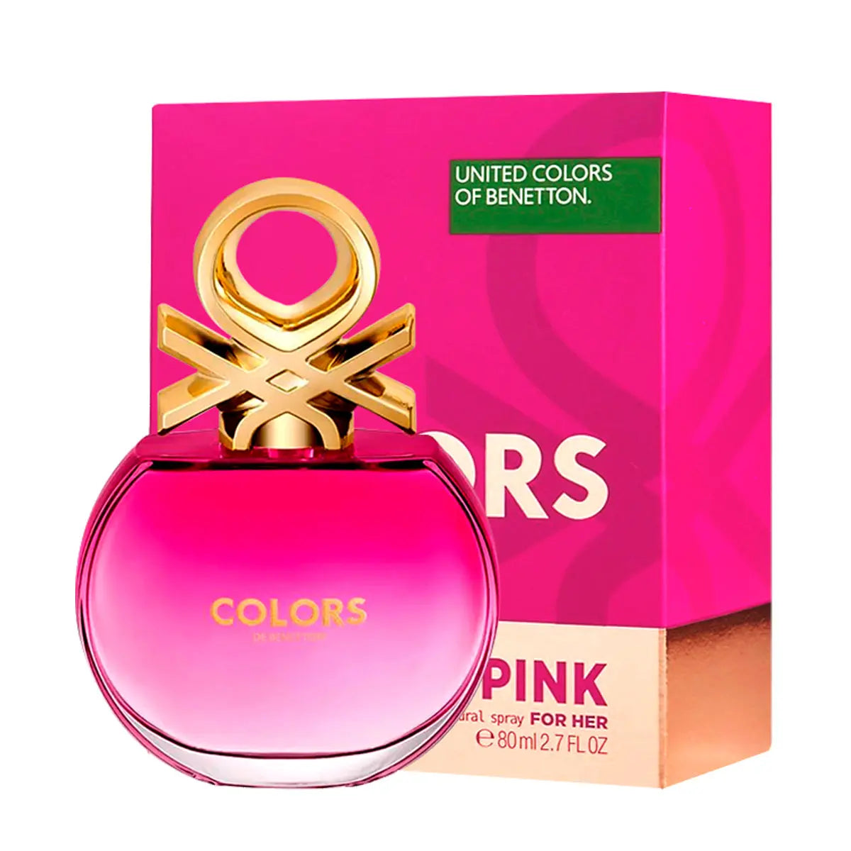 Benetton Colors Pink EDT para mujer 80 ml - Aromática CR