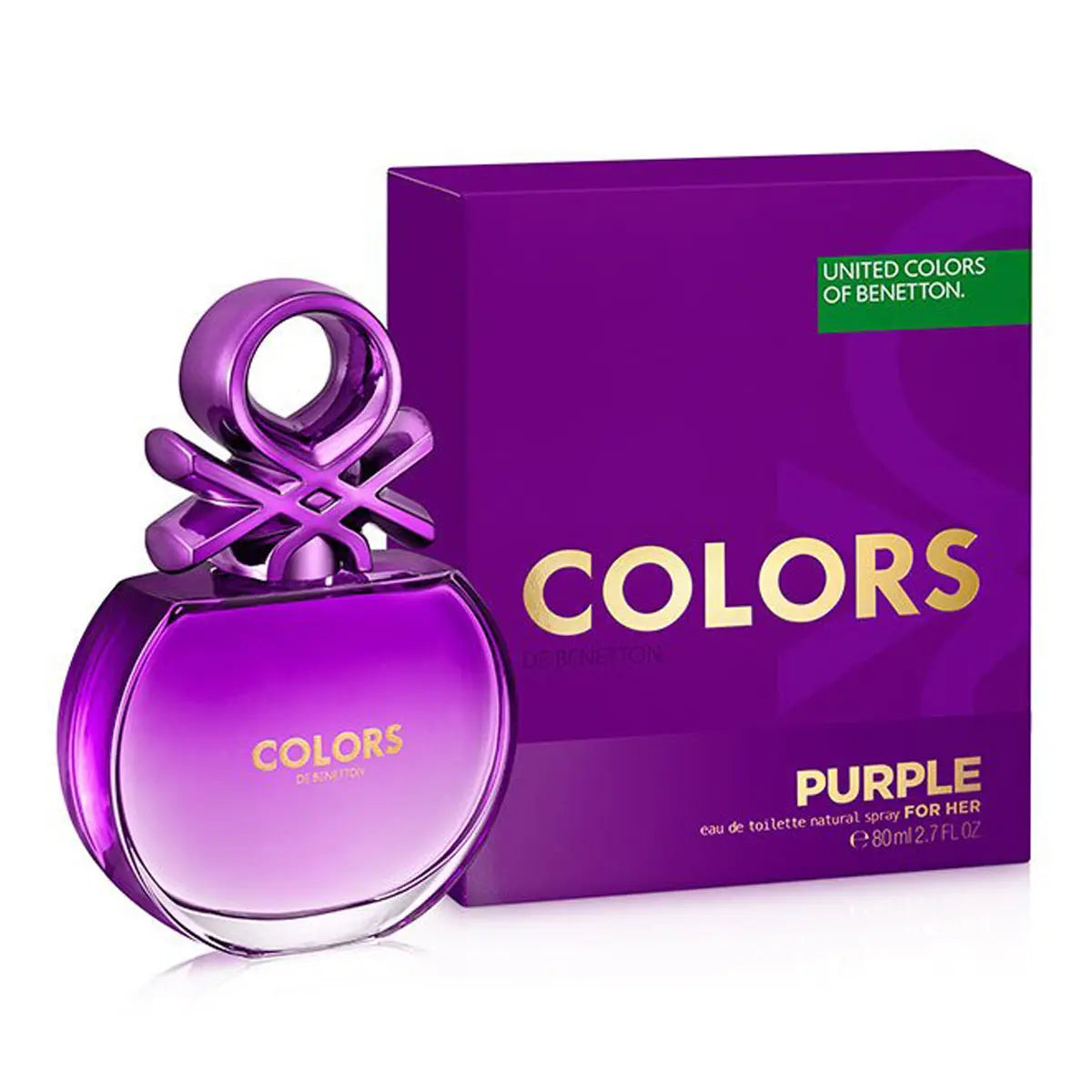 Benetton Colors Purple EDT para mujer 80 ml - Aromática CR