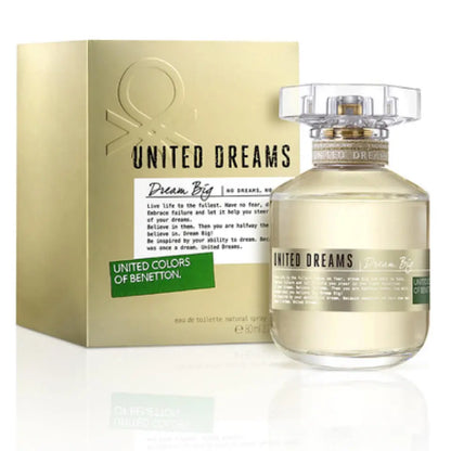 Benetton Dream Big Dorada EDT para mujer 80 ml - Aromática CR