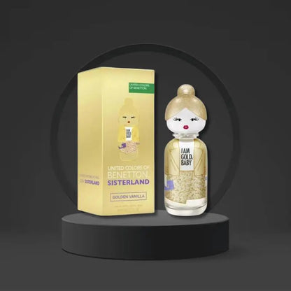 Benetton Sisterland Golden Vanilla EDT para mujer 100 ml - Aromática CR