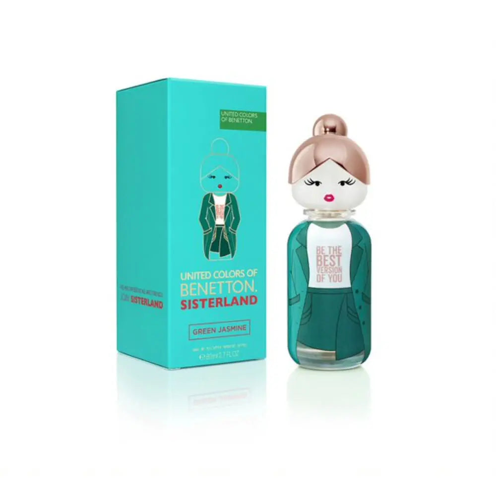 Benetton Sisterland Green Jasmine EDT para mujer 80 ml - Aromática CR