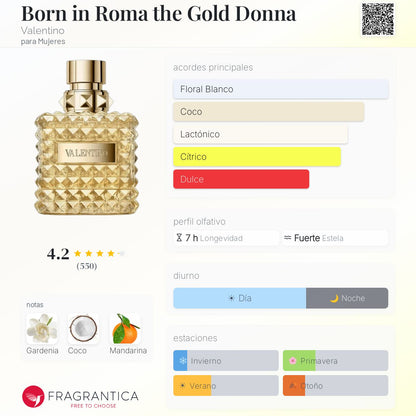 Born in Roma the Gold Donna - Aromática CR