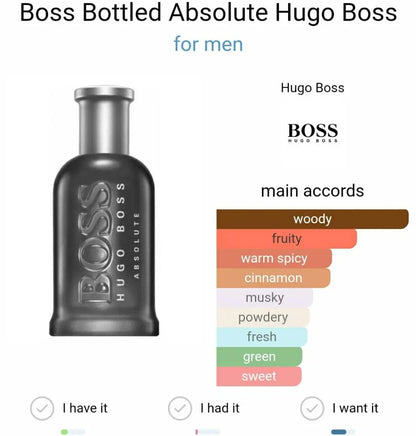 Boss Bottled Absolute EDP para hombre 100 ml - Aromática CR