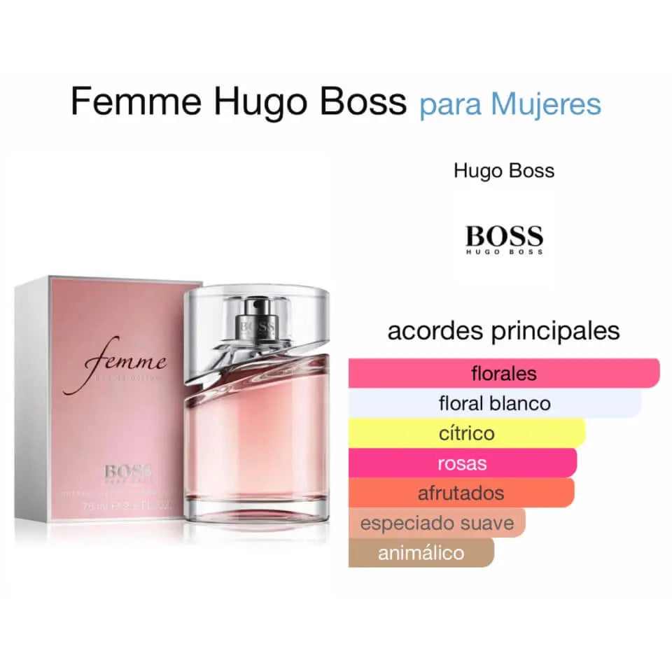 Boss Femme EDP para mujer 75 ml - Aromática CR