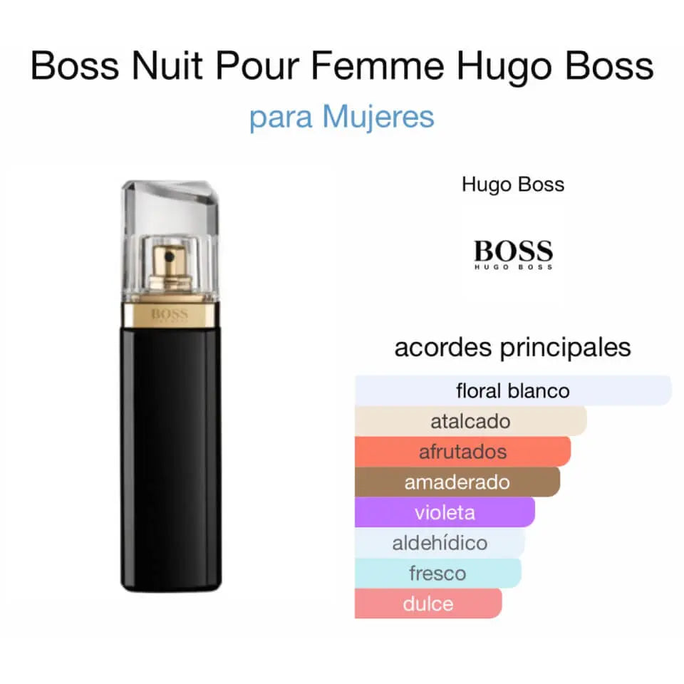 Boss Nuit Pour Femme EDP para mujer 75 ml en Costa Rica Aromatica CR