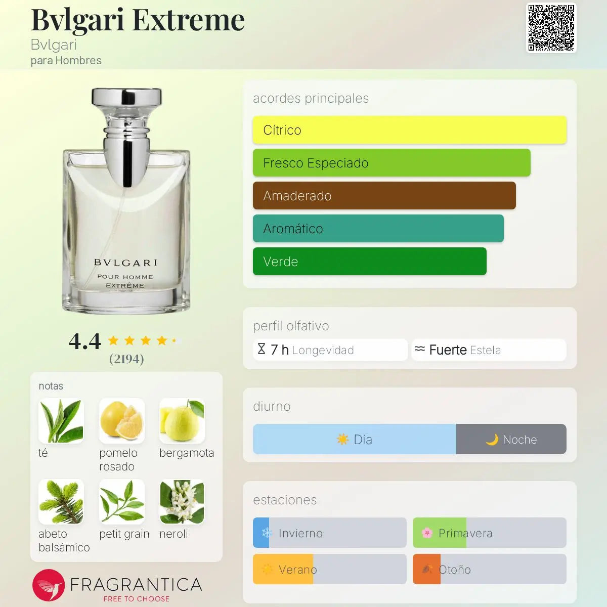 Bvlgari Extreme - Aromática CR