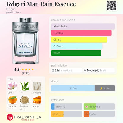 Bvlgari Man Rain Essence - Aromática CR