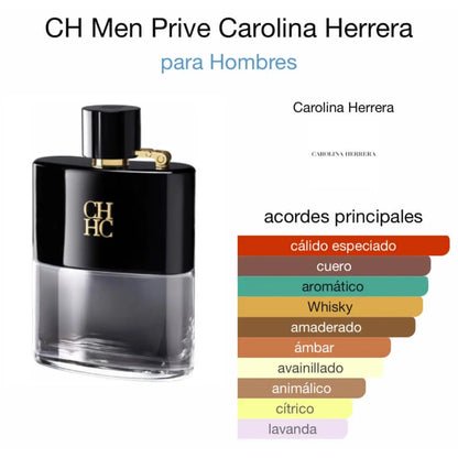 CH Men Prive EDT para hombre 100 ml - Aromática CR