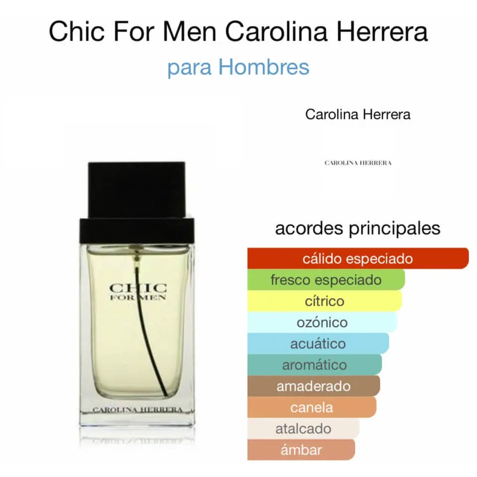 CHIC for Men EDT para hombre 100 ml en Costa Rica Aromatica CR