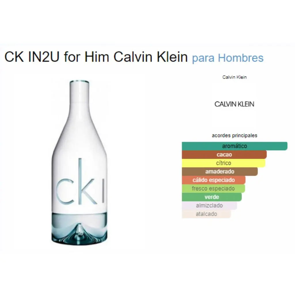 CK IN2U EDT para hombre 150 ml - Aromática CR