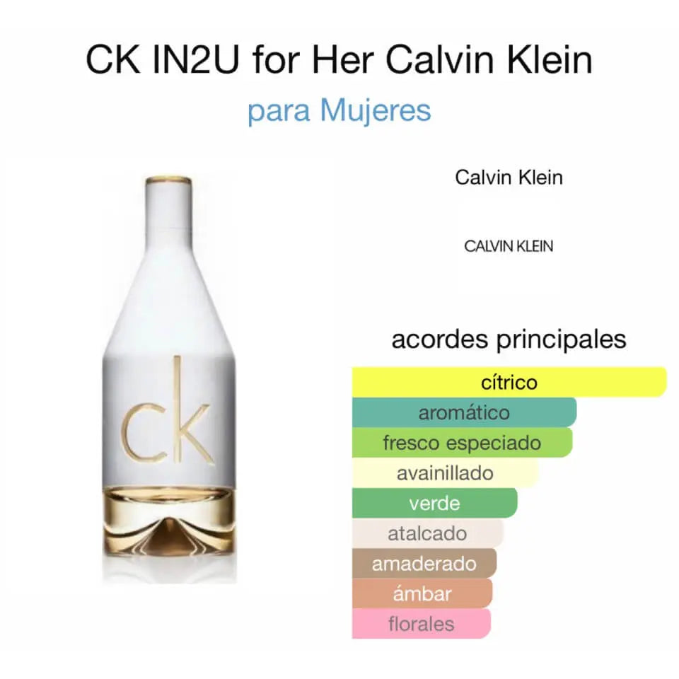 CK IN2U for Her EDT para mujer 150 ml - Aromática CR