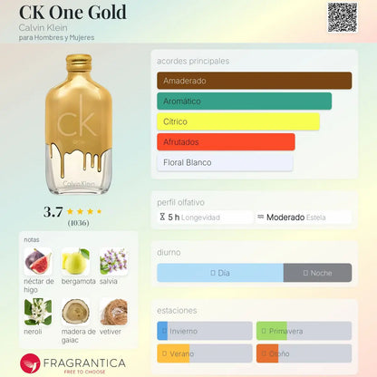 CK One Gold - Aromática CR