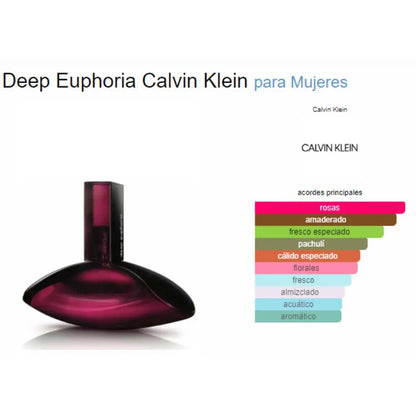 Calvin Klein Deep Euphoria EDP para mujer 100 ml - Aromática CR