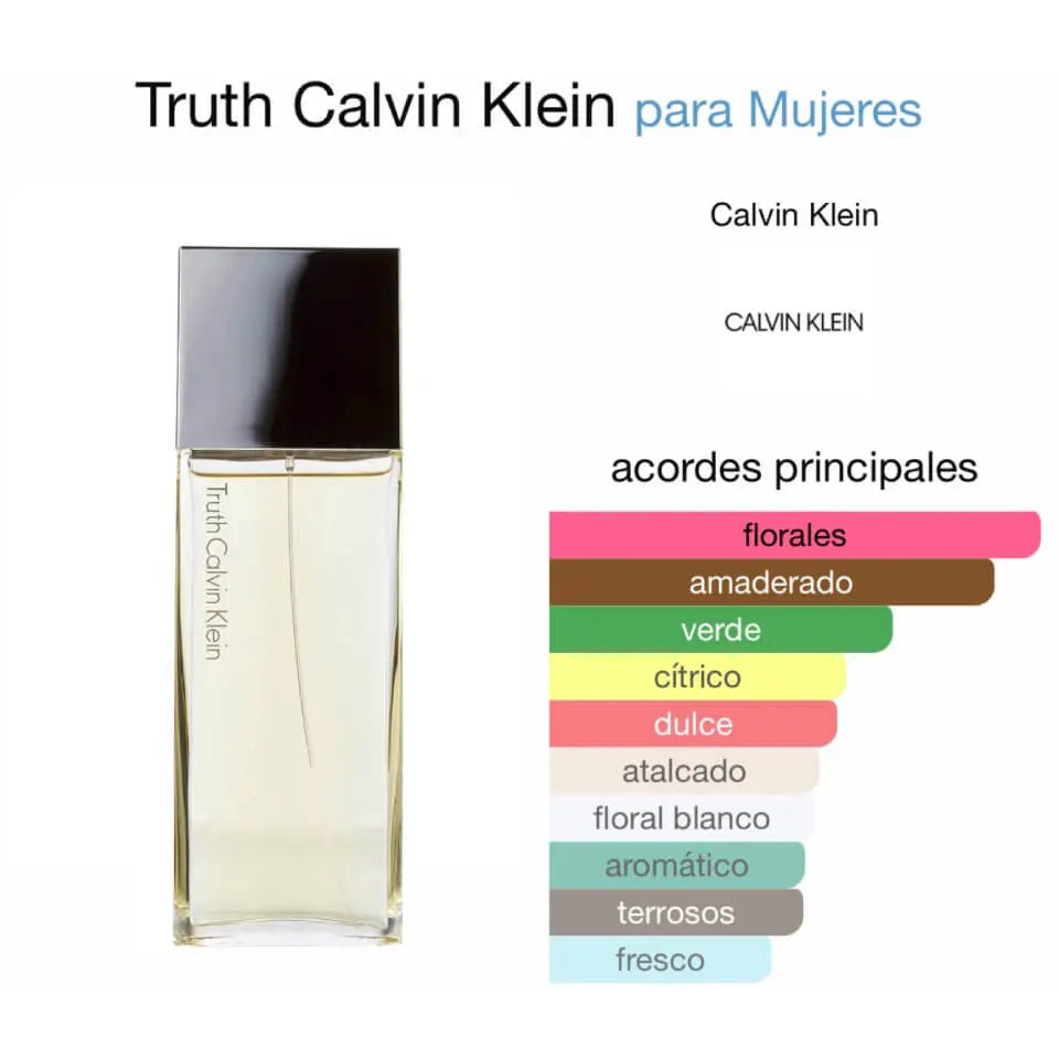 Calvin Klein Truth EDP para mujer 100 ml - Aromática CR