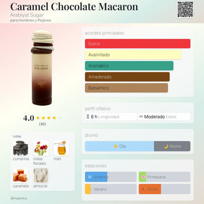 Caramel Chocolate Macaron - Aromática CR