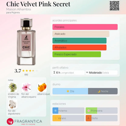 Chic Velvet Pink Secret - Aromática CR
