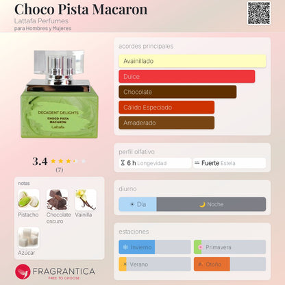 Choco Pista Macaron - Aromática CR