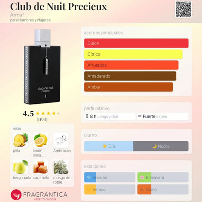 Club De Nuit Precieux Perfume - Aromática CR