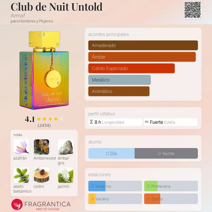 Club de Nuit Untold - Aromática CR