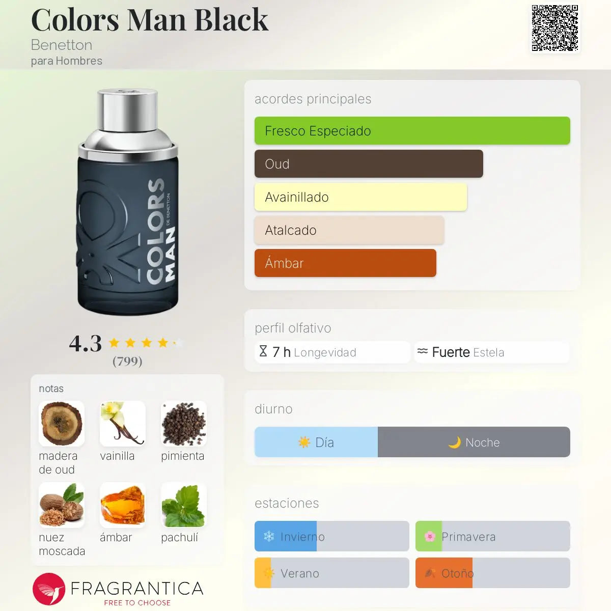 Colors Man Black - Aromática CR