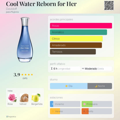 Cool Water Reborn for Her - Aromática CR