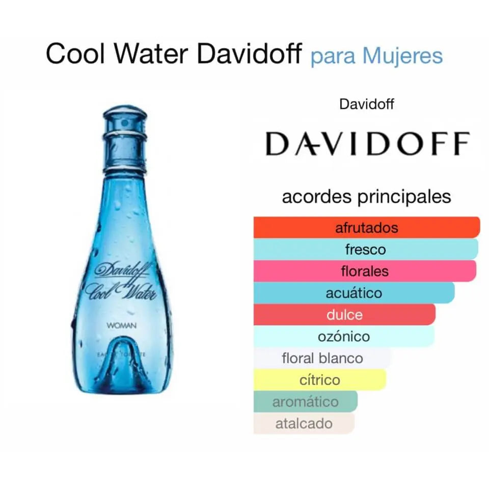 Davidoff Cool Water EDT para mujer 100 ml - Aromática CR