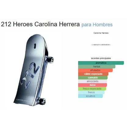 212 Heroes Forever Young EDT para hombre 90 ml - Aromática CR